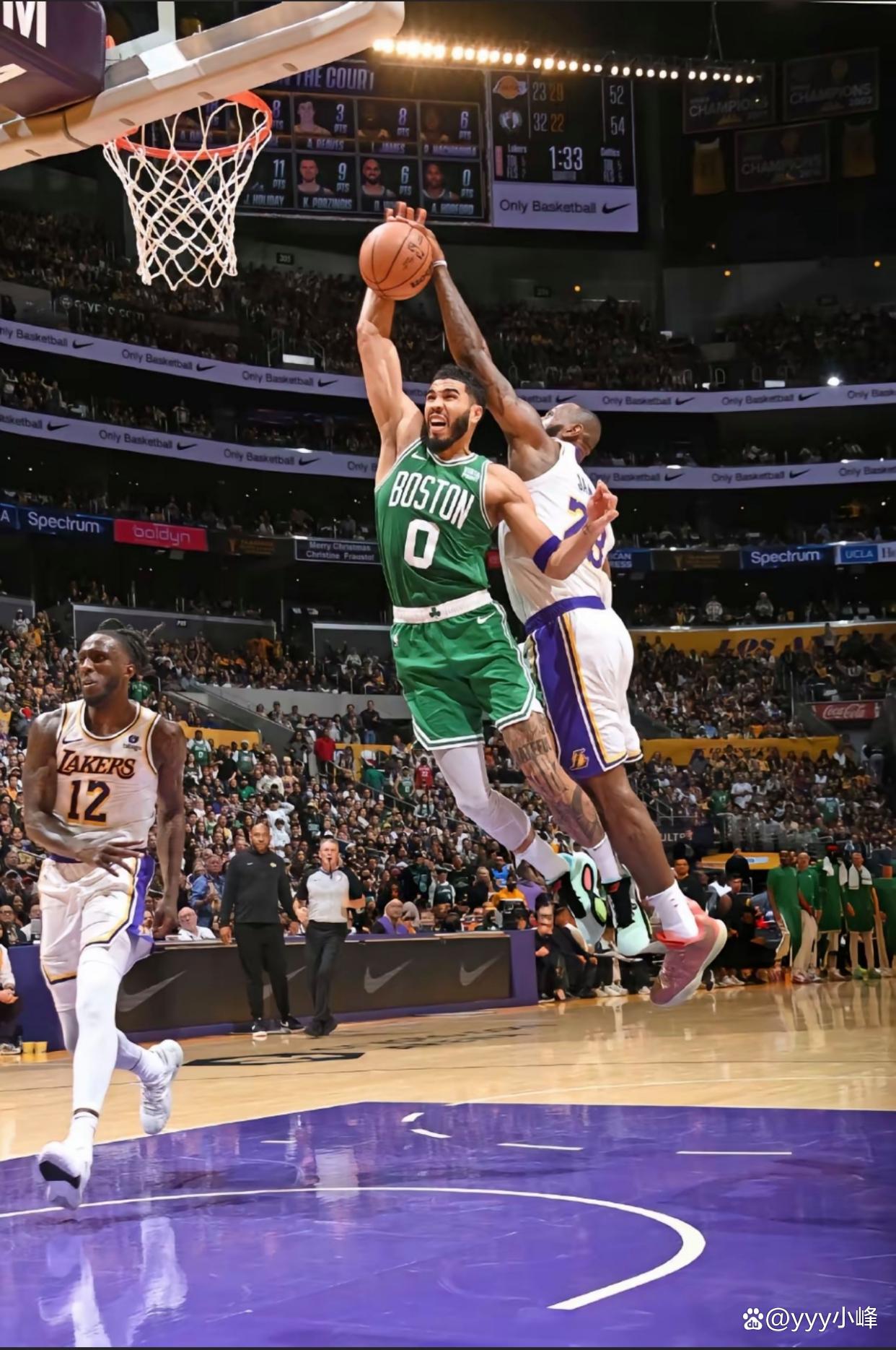 米兰体育：NBA总决赛：湖人VS凯尔特人？詹姆斯塔图姆争夺总冠军的简单介绍